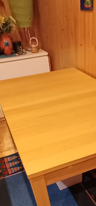Stół z lKEA  wys 74 szer84 długi 140 rozkładany +80cm