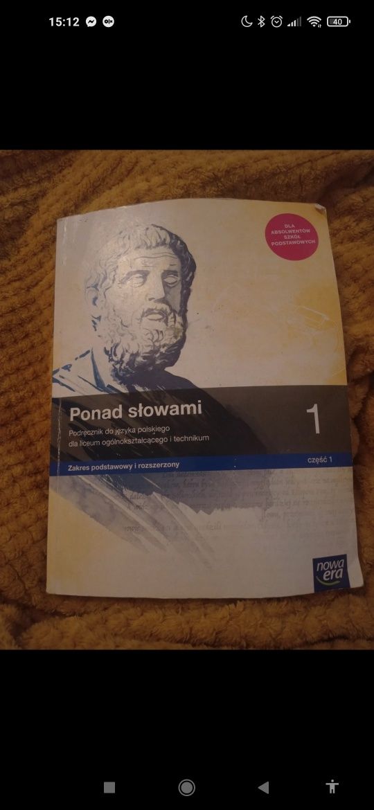 Ponad słowami 1 - podręcznik