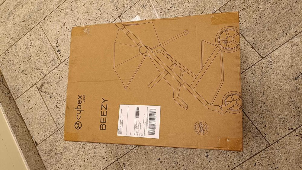 Wózek dziecięcy CYBEX BEEZY 2.0 almond beige beżowy, nowy