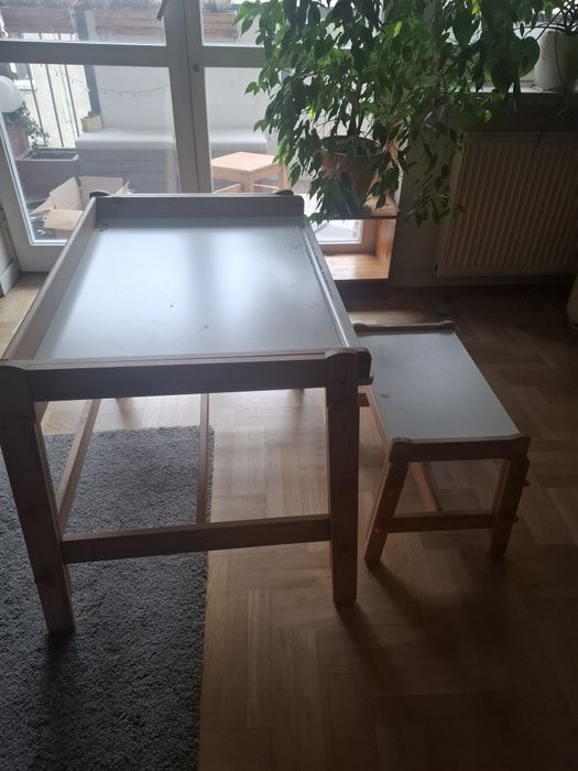 Biurko Ikea Flisat z Ławką