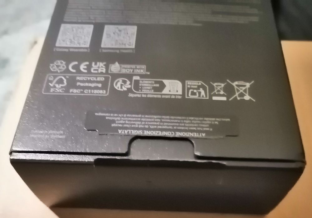 Samsung Galaxy Ring Preto Titânio, tamanho 6- novo, 3 anos de garantia