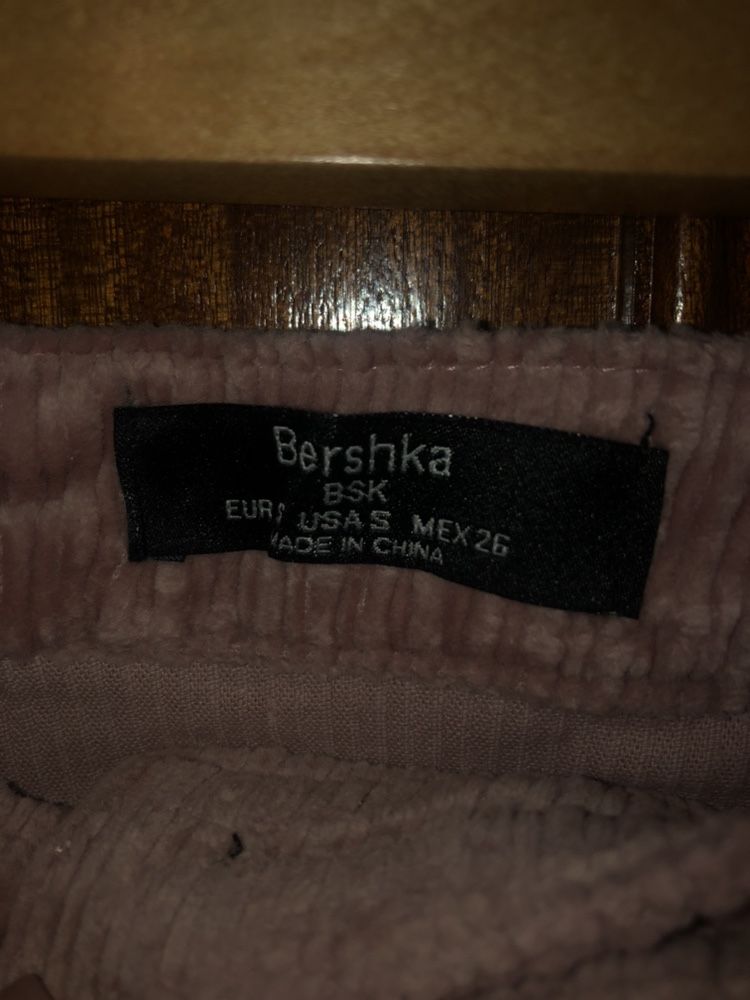 Saia Bershka Bombazine Cor-de-Rosa