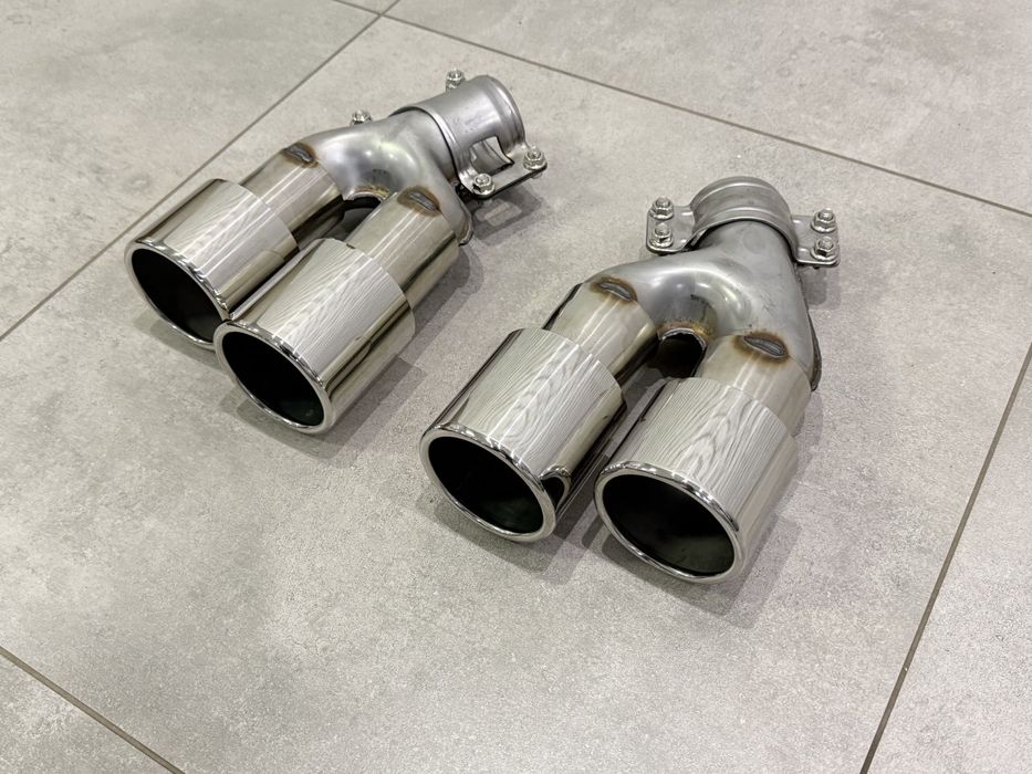 Насадки на вихлопні труби M5 стиль BMW G30 / G31 2017 - 2023 хром