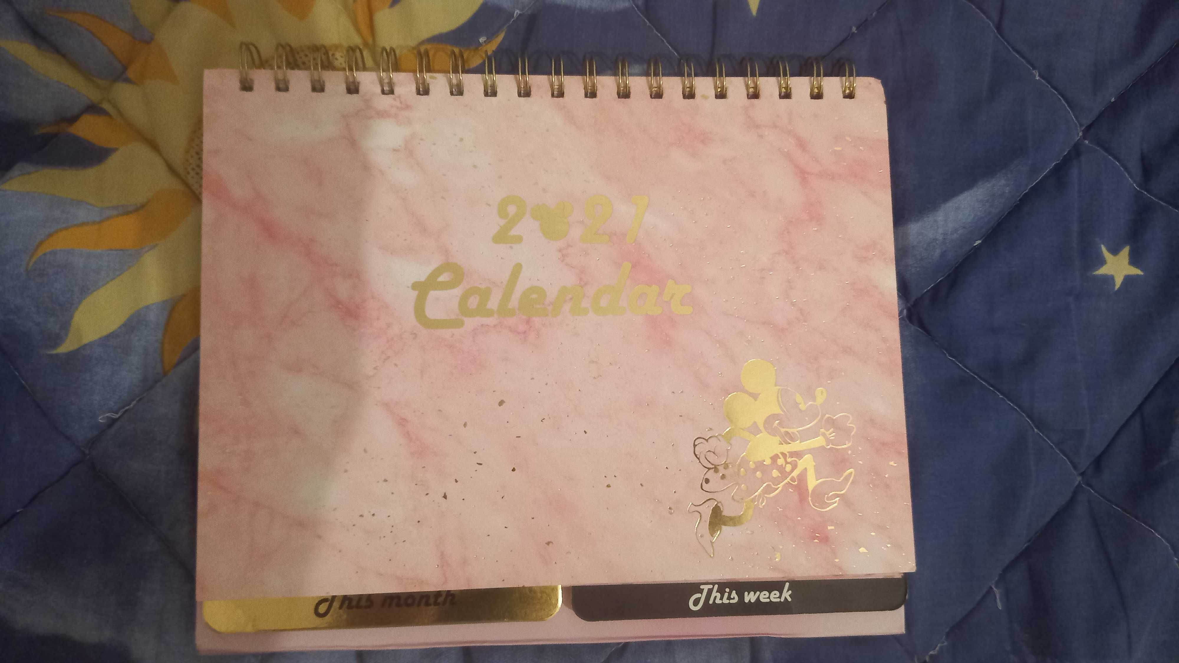 Calendário em Bloco Minnie Mouse