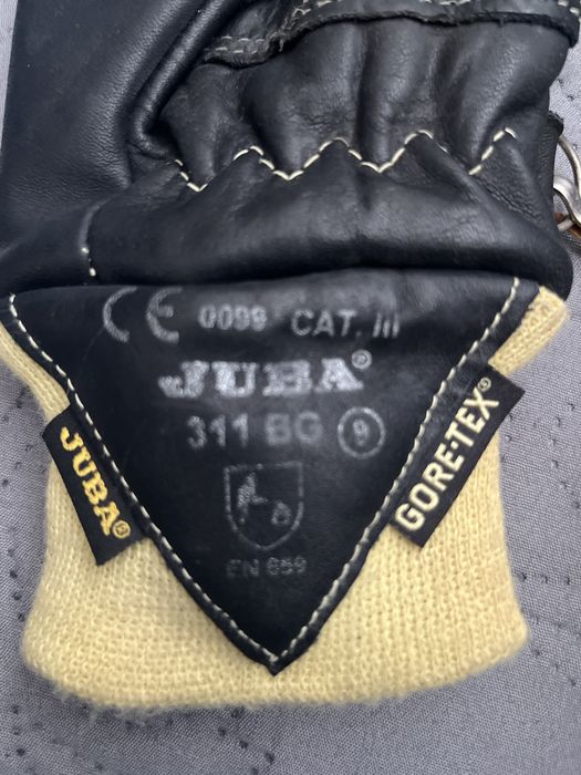 Rekawice kevlar roz.9 skorzane