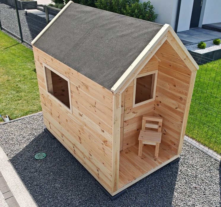 Domek dla dzieci, budka, domek ogrodowy, domek drewniany, plac zabaw,