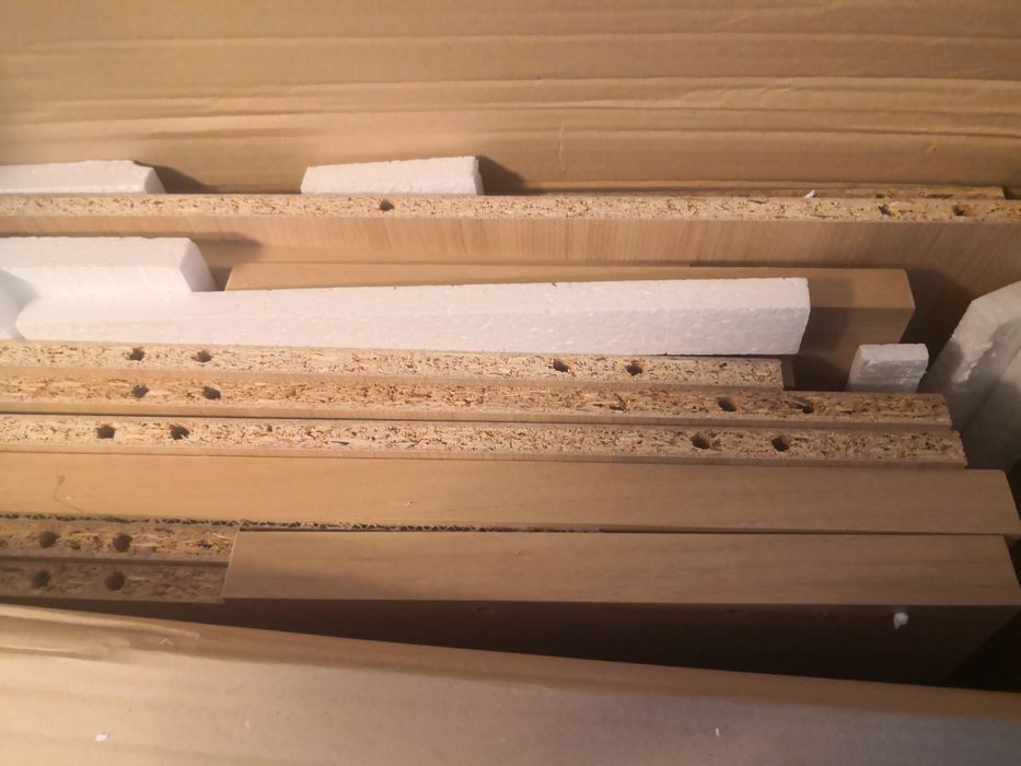 Biurko komputerowe dwupoziomowe z szufladami NOWE 145 x 95 x 70.