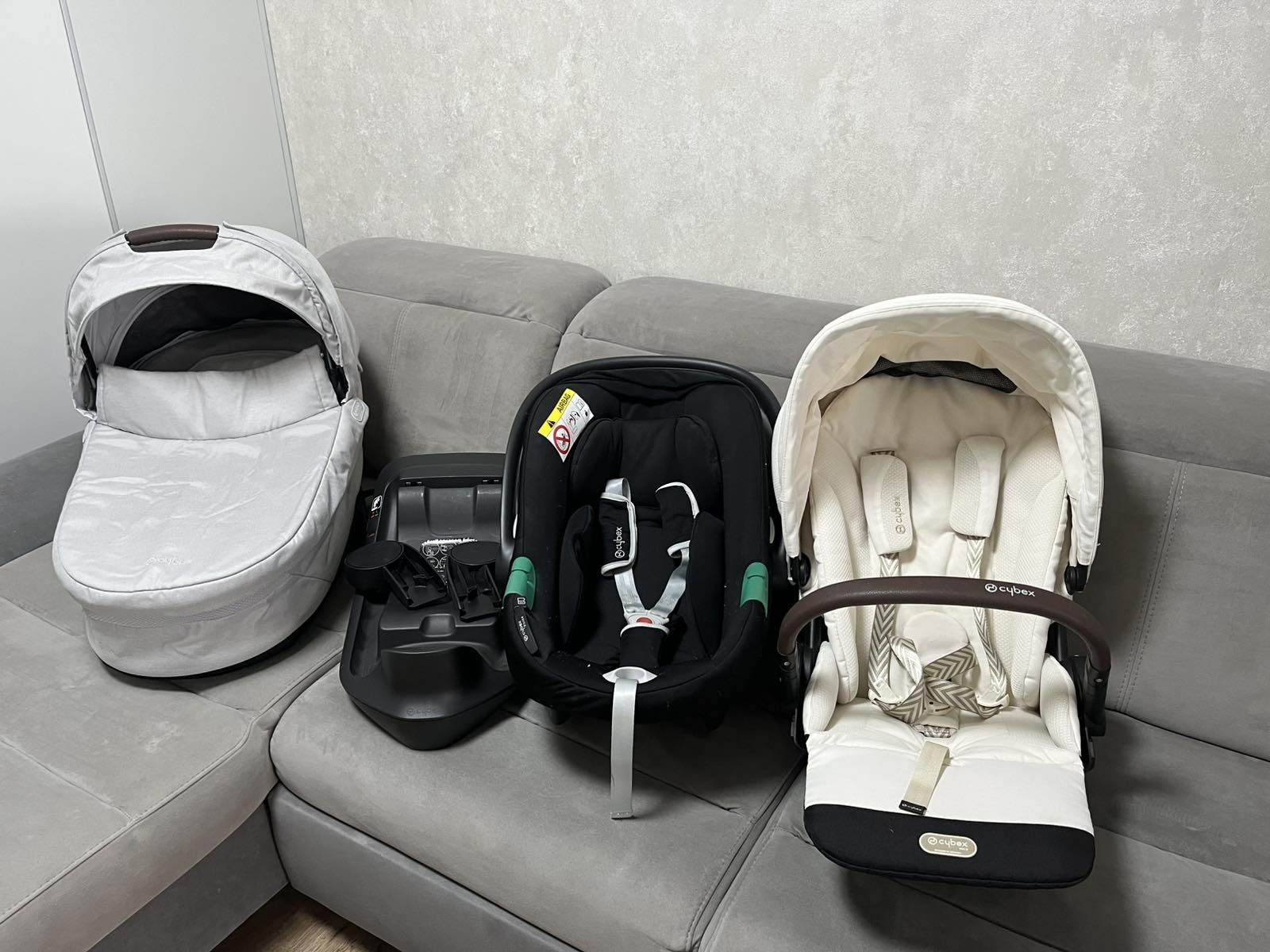 Коляска Cybex Balios S Lux, 4 в 1. Автокресло, изофикс, адапторы
