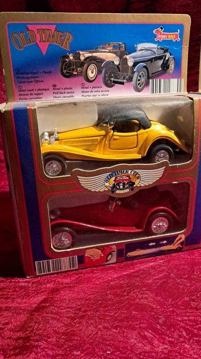 Miniaturas OLD TIMER – Hobby Dax – 2 Packs Vintage – Pull Back–Coleção