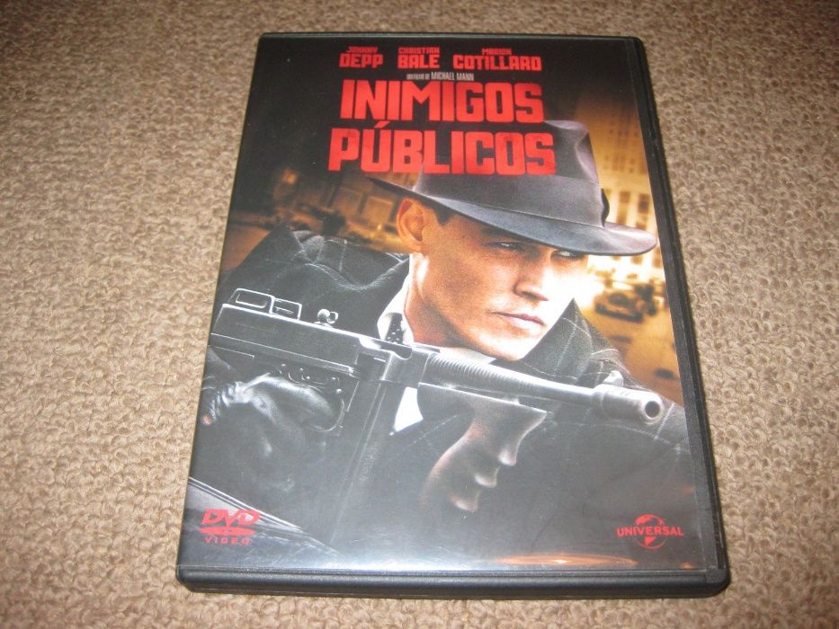 DVD "Inimigos Públicos" com Johnny Depp