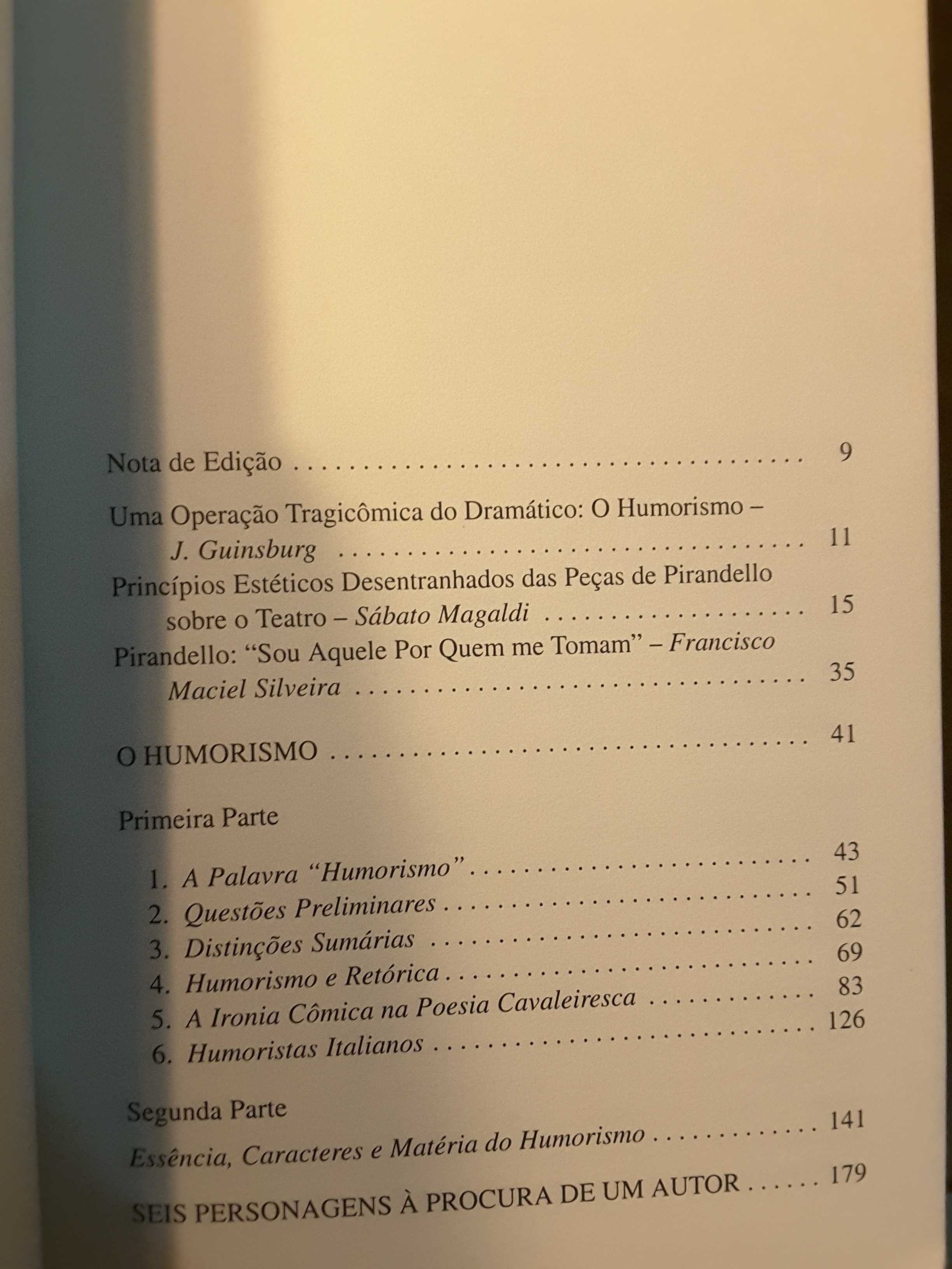 Pirandello / Oxford Histoy of English Literature