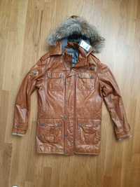 Куртка зимова Deercraft з шкіри Nappa виробництво Німеччина р. 48-50/М