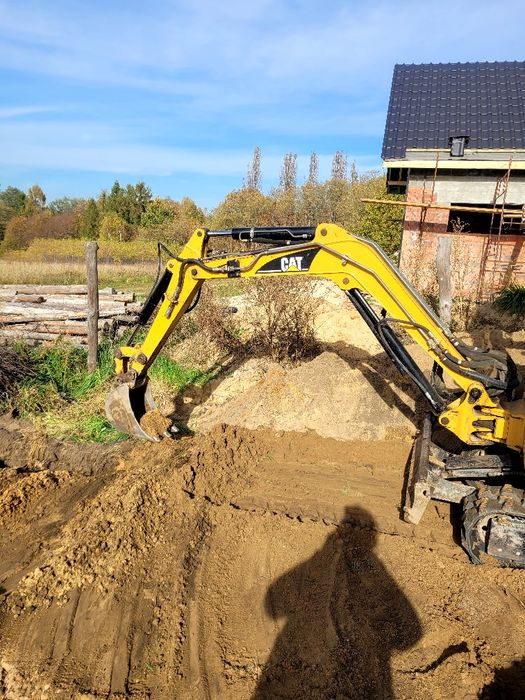 Usługi Minikoparką, transport, izolacja fundamentów