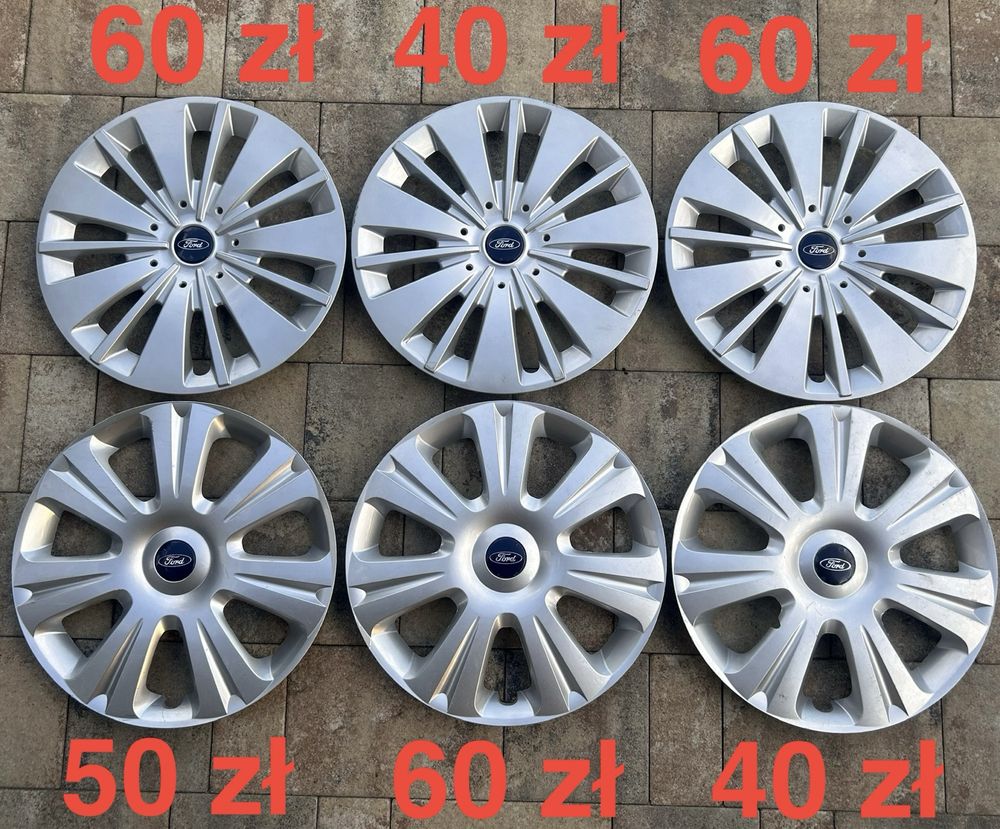 Kołpaki Ford 14,15,16 Fiesta, Focus, Mondeo, Transit