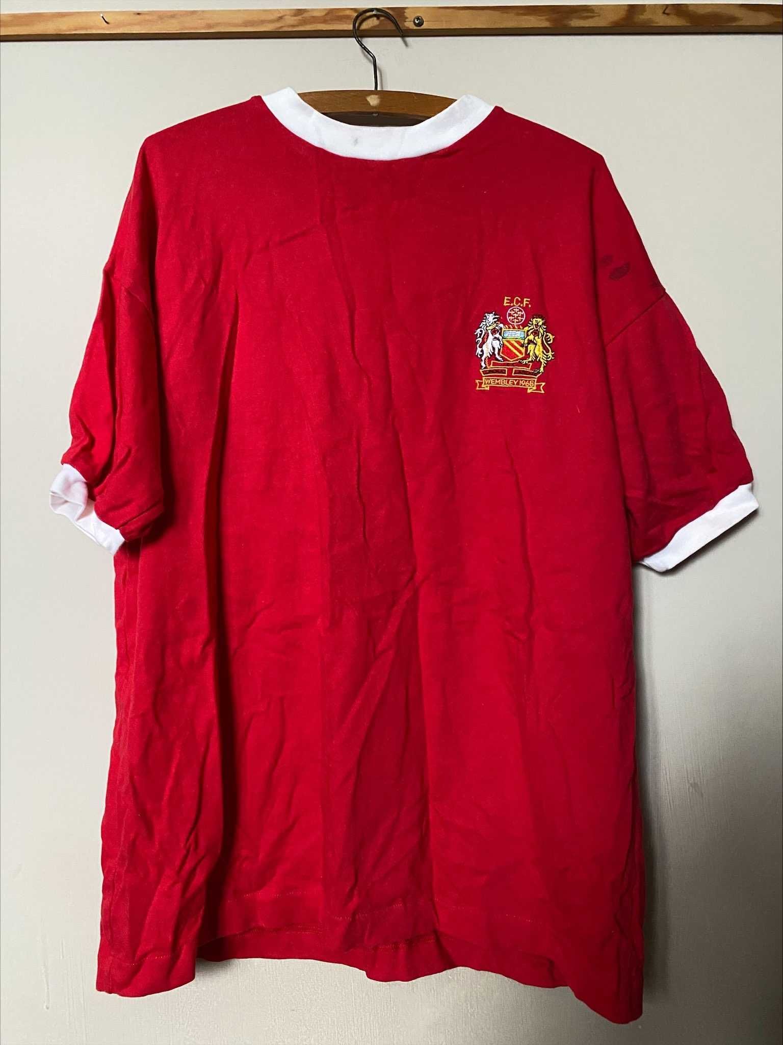 Vintage MANCHESTER UNITED nr 7 BEST - 1968 finał - L/XL - UNIKAT