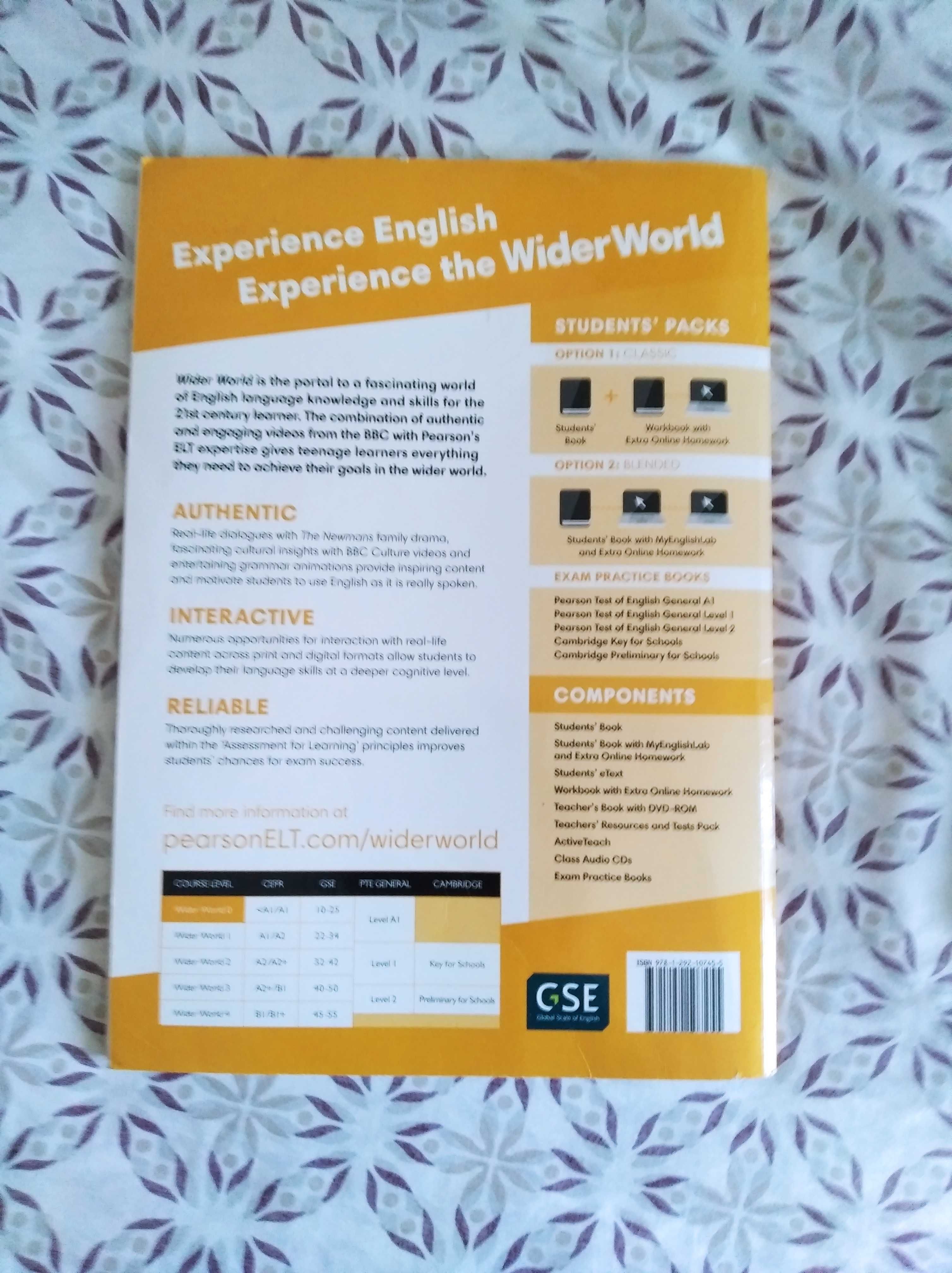 Livro de Inglês Wider World - Starter - Student´s Book