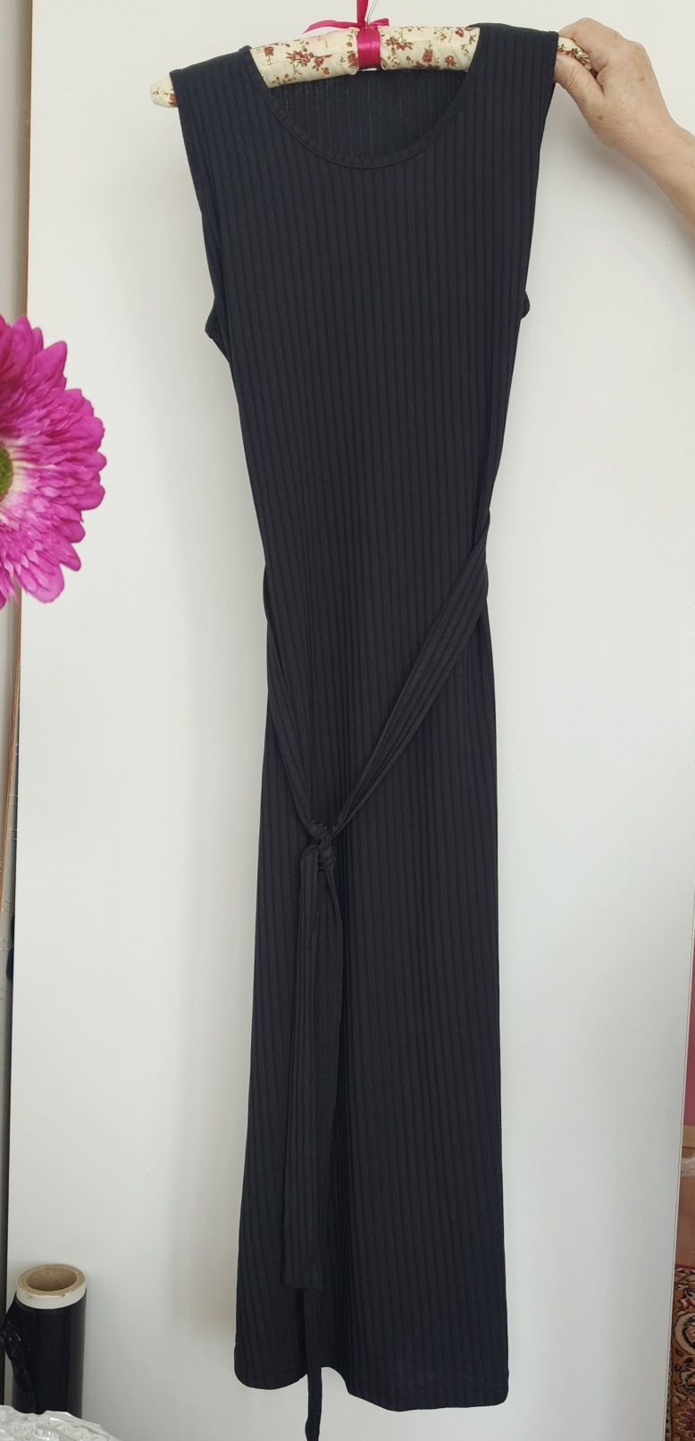 Boohoo czarna sukienka midi elastyczna ciążowa 40 L nowa z metkami