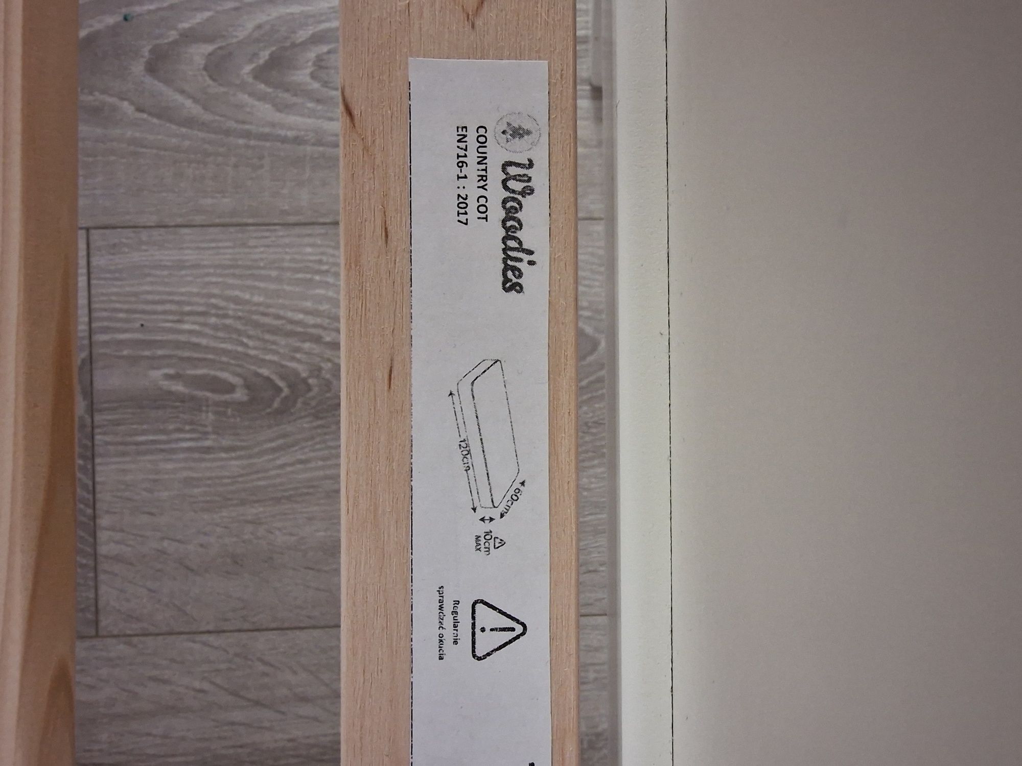 Łóżeczko Woodies 120×60