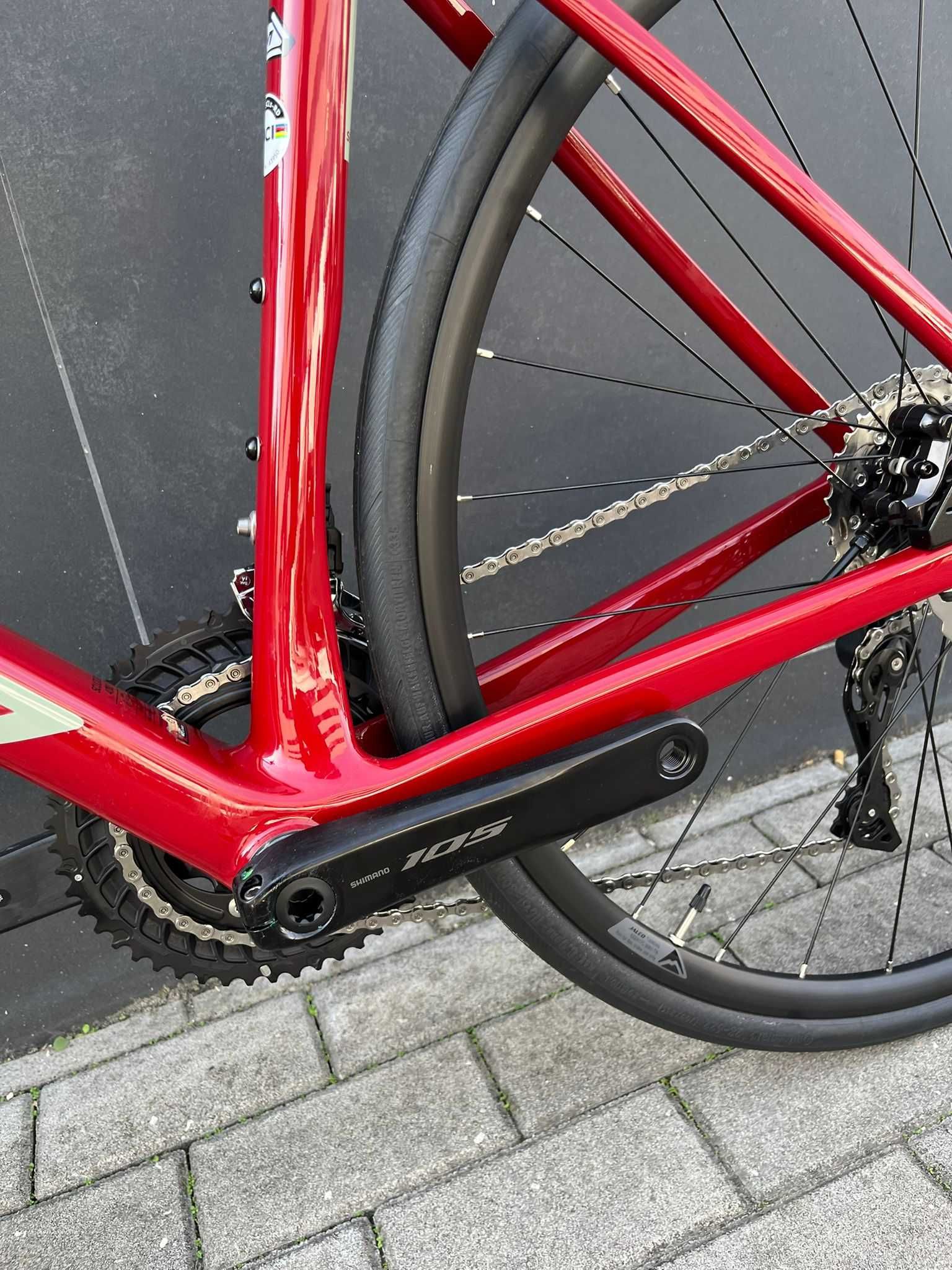 BICICLETA ESTRADA MERIDA SCULTURA 4000 V3 RED