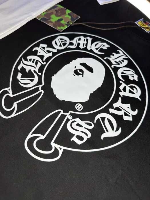 Футболка Bape x Chrome hearts