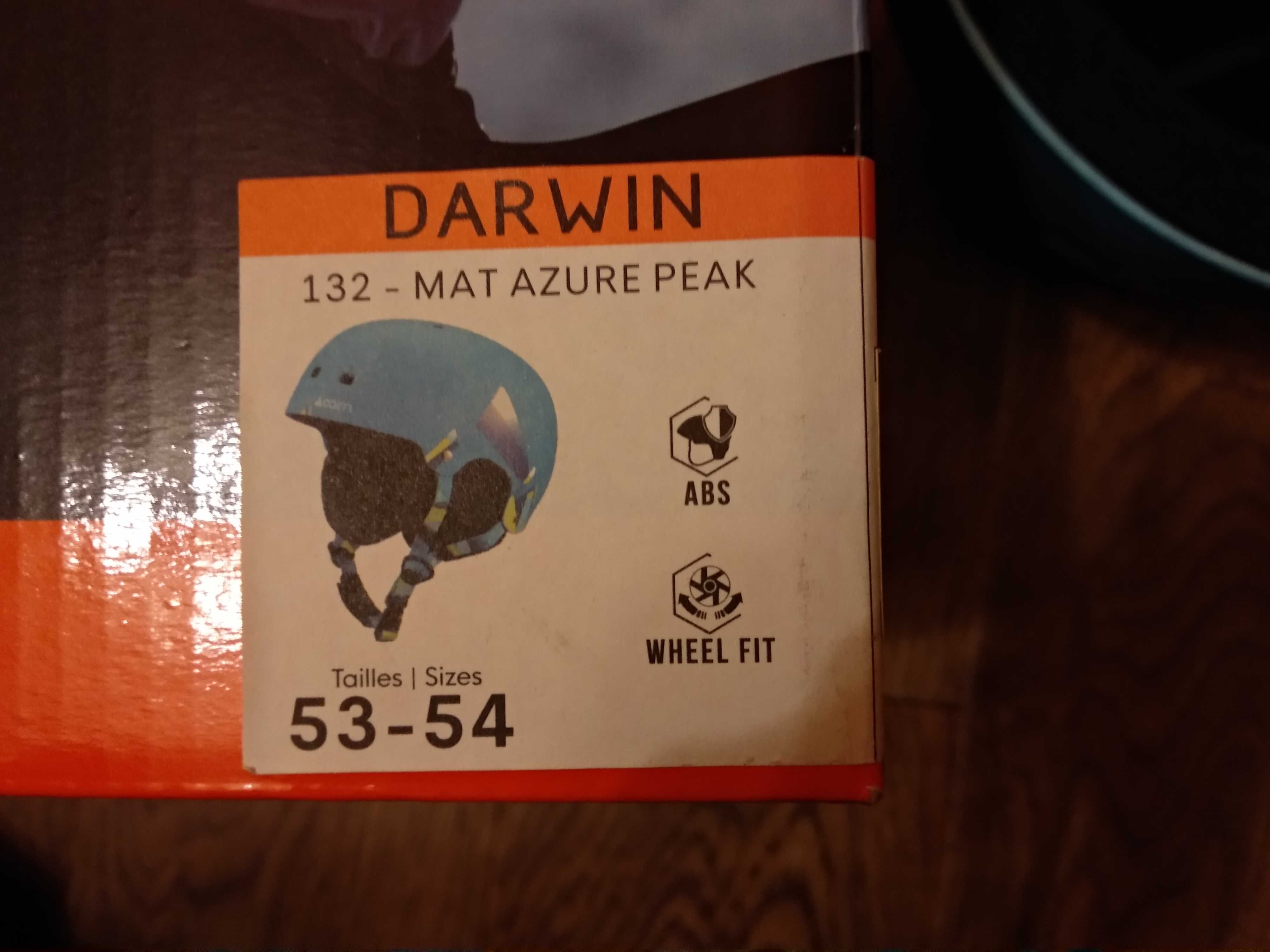 Dziecięcy damski kask narciarski Cairn Darwin Rozm 53-54 Made inFrance
