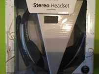 Headset (auscultadores + microfone ajustável + controlo volume) Novo