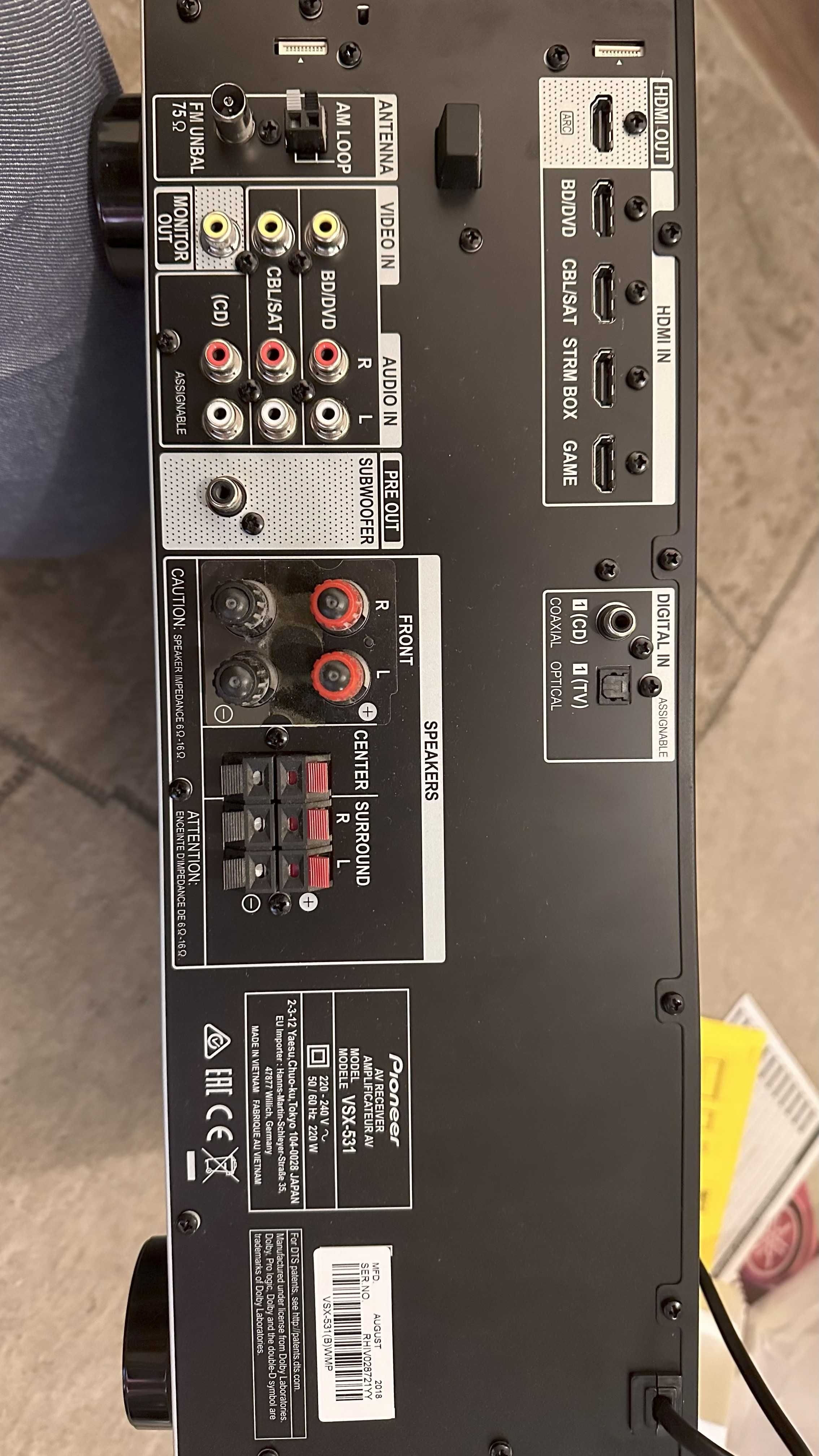 Ampituner Pioneer VSX-531-K