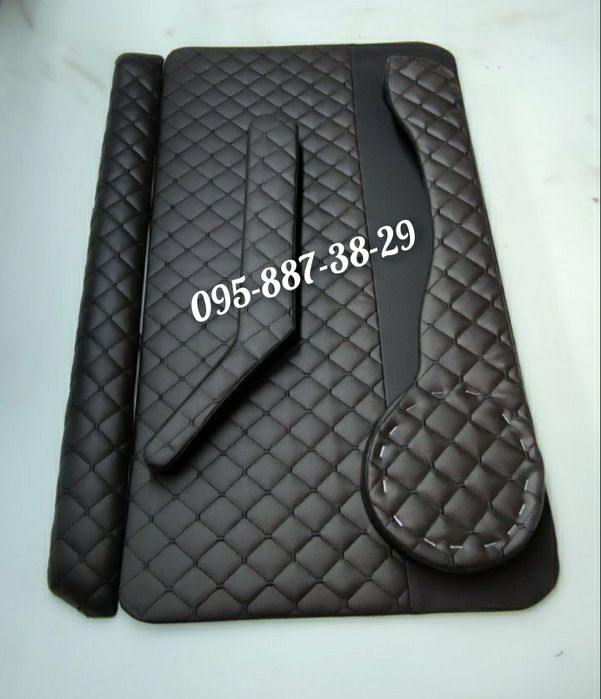 Карты дверей+ручки+батоны+карманы ВАЗ 2101-2107 Строчка всех цветов!!!