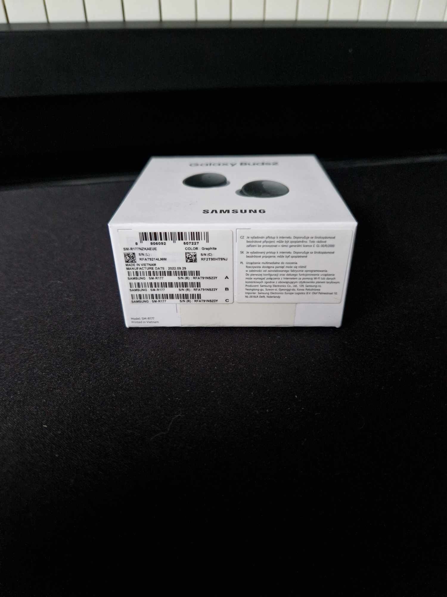 Samsung Galaxy Buds 2 – Grafitowe