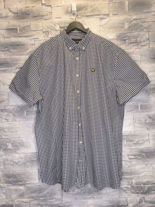 Koszula Krótki Rękaw Lyle Scott Kratka Logo