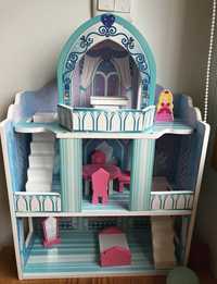 Casa/ castelo de boneca/ princesa de madeira