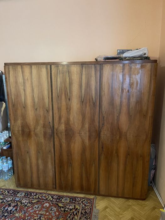 Stara duża szafa prl antyk dębowa dąb
