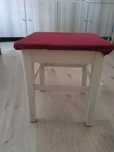 Taboret drewniany, PRL, lata 60-te, vintage.