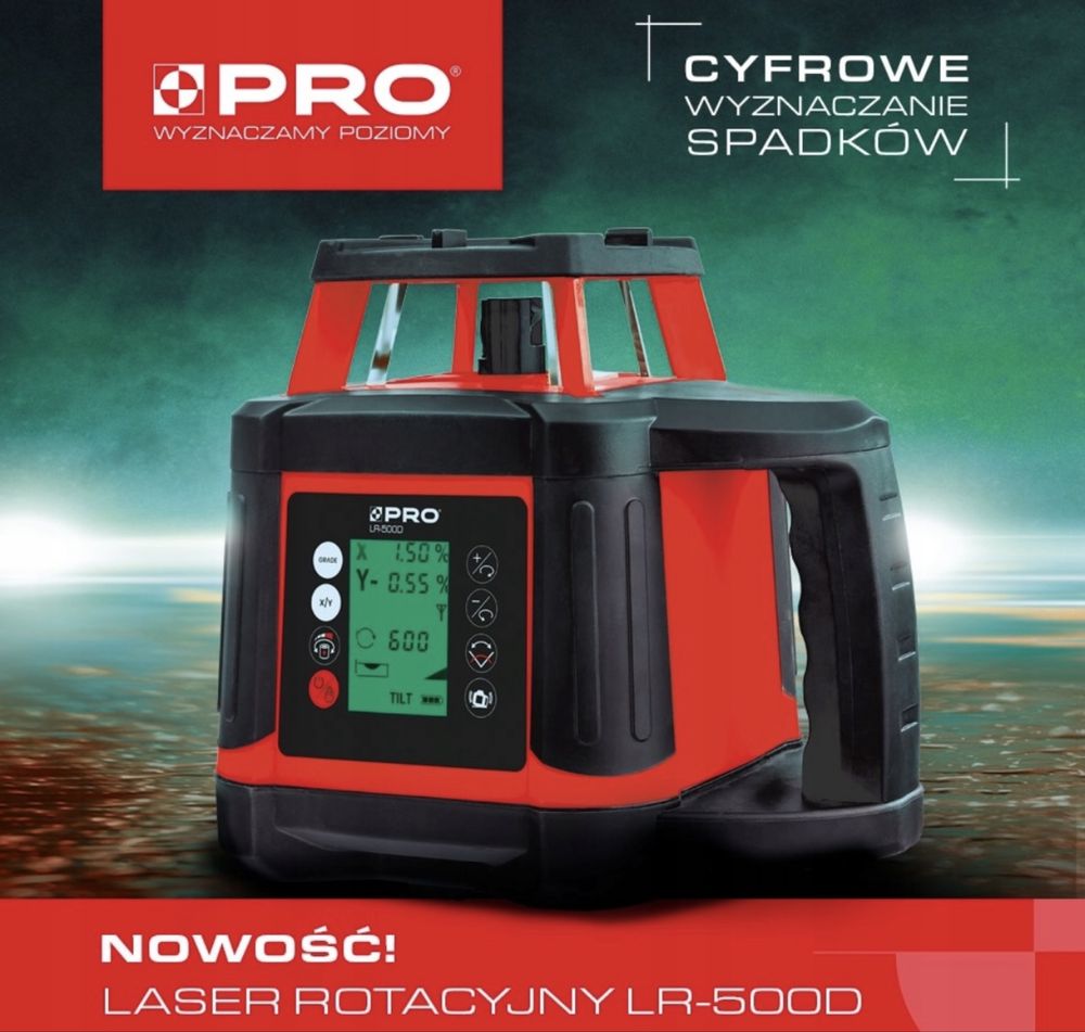 Sprzedam niwelator laserowy PRO 500 d 500 metró zestaw