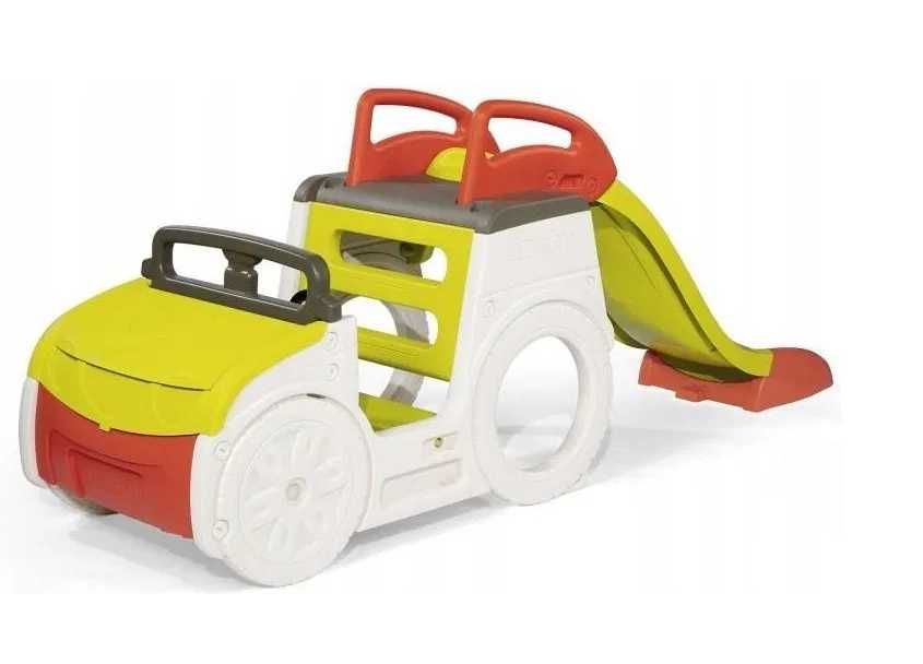 AUTO Smoby samochód zjeżdżalnia bagażnik piaskownica