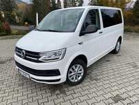 Wynajem busa lub transfer z kierowcą 8 os. VW carawela T6 2.0 TDI  1