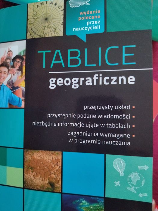 Tablice geograficzne - wydanie polecane przez nauczycieli