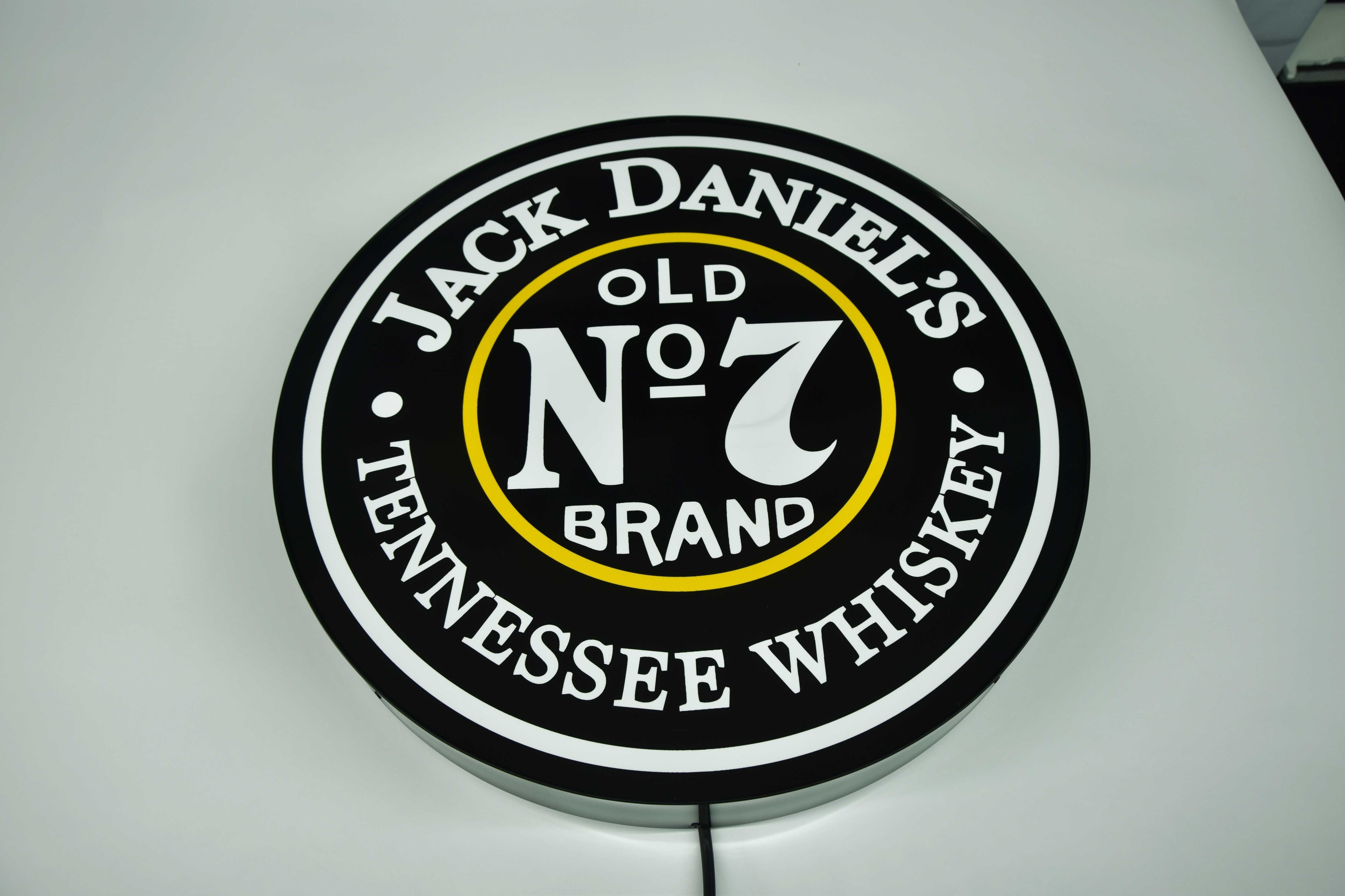 Podswietlane Logo Jack Daniels OLD TIME, Reklama, NEON LED, Prezent