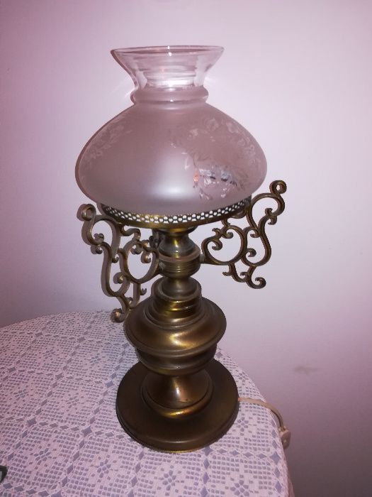 6 Candeeiros Antigos com abajour incluídos - Vintage