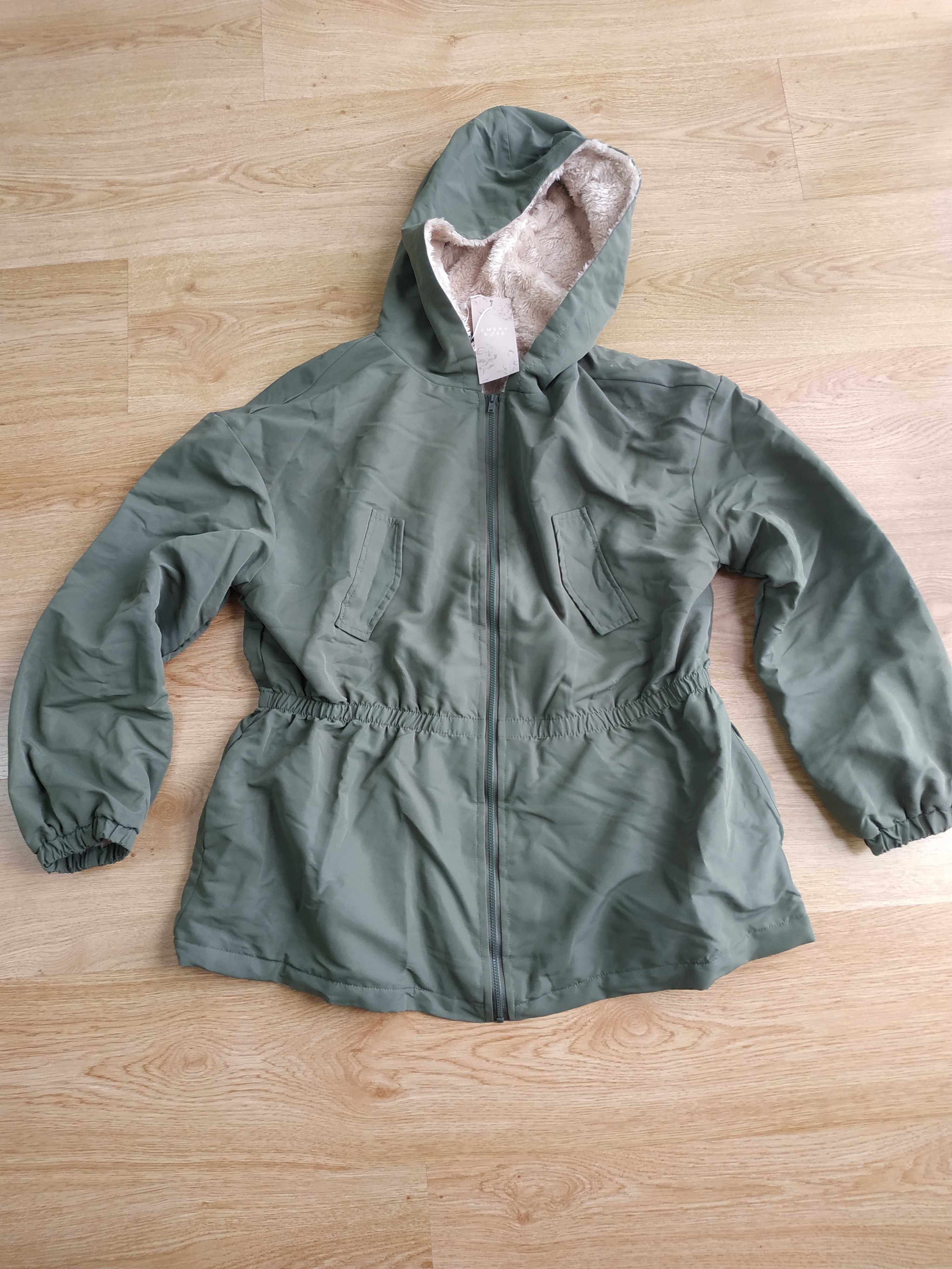 Parka verde "caqui" (L) NOVA