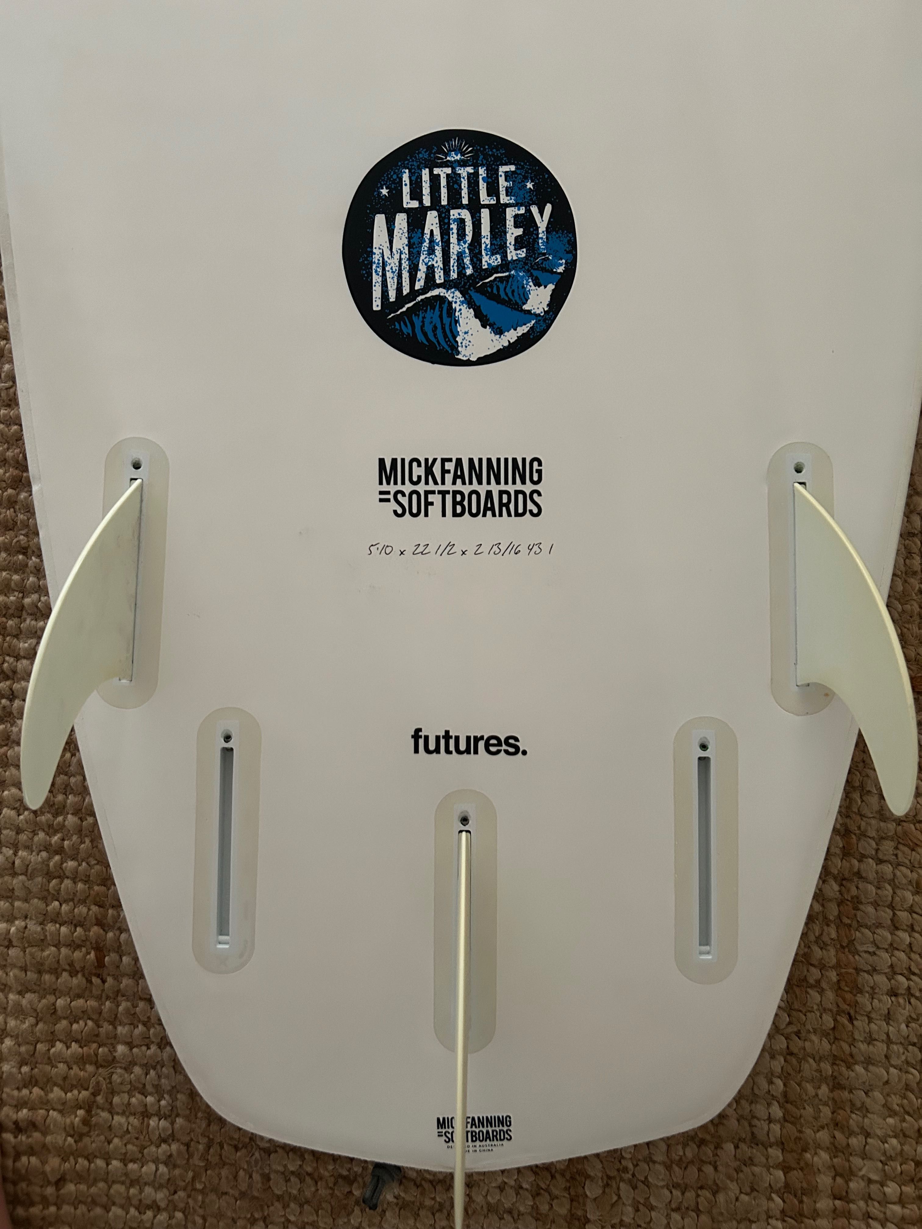 Prancha de surf mick fanning little Marley