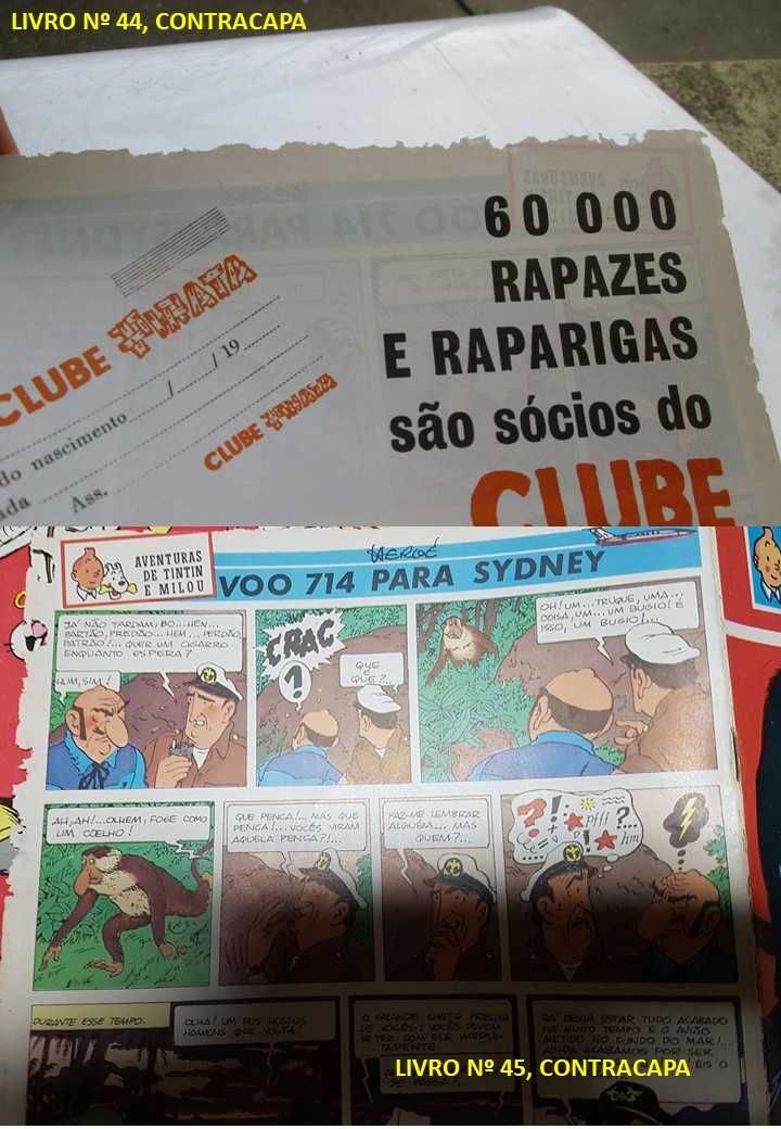 Coleção completa Tintin primeiro ano 1968 (52 revistas)