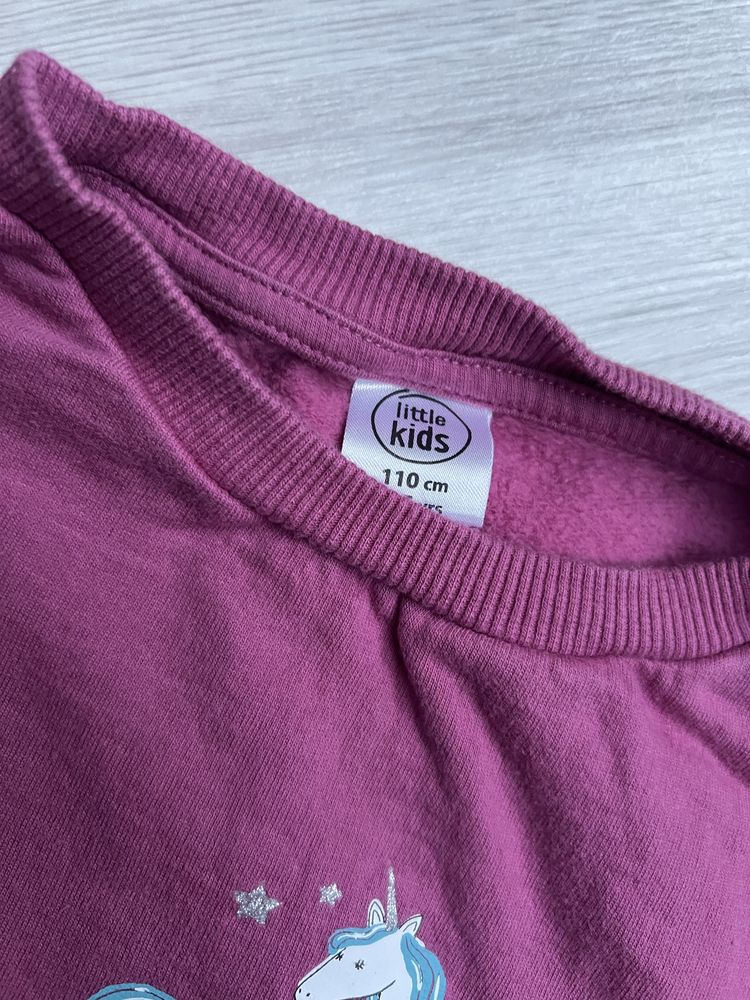 Bluza dresowa jednorożec unicorn 110 Pepco