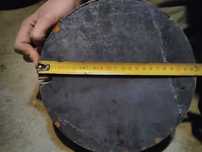 Krążek stalowy fi 230 mm gr. 60 mm ciężki