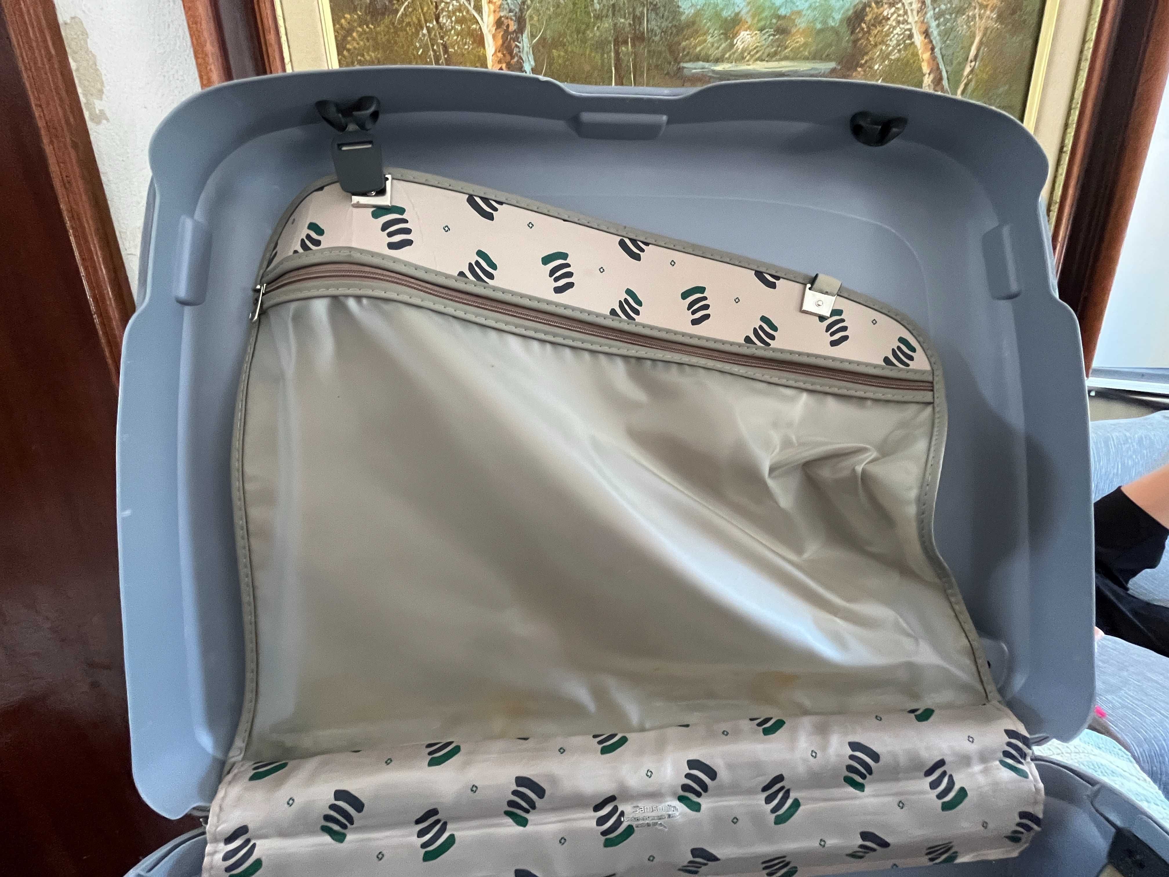 Samsonite - Mala de Viagem Cinzenta com Código e Rígida