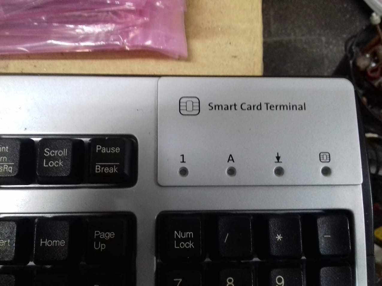 Teclados USB hp com e sem leitor Smart Card incorporado