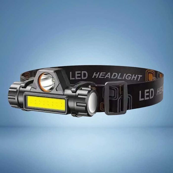 Ліхтарик налобний на магниті, з аккумулятором  T-005-A LED 16+1