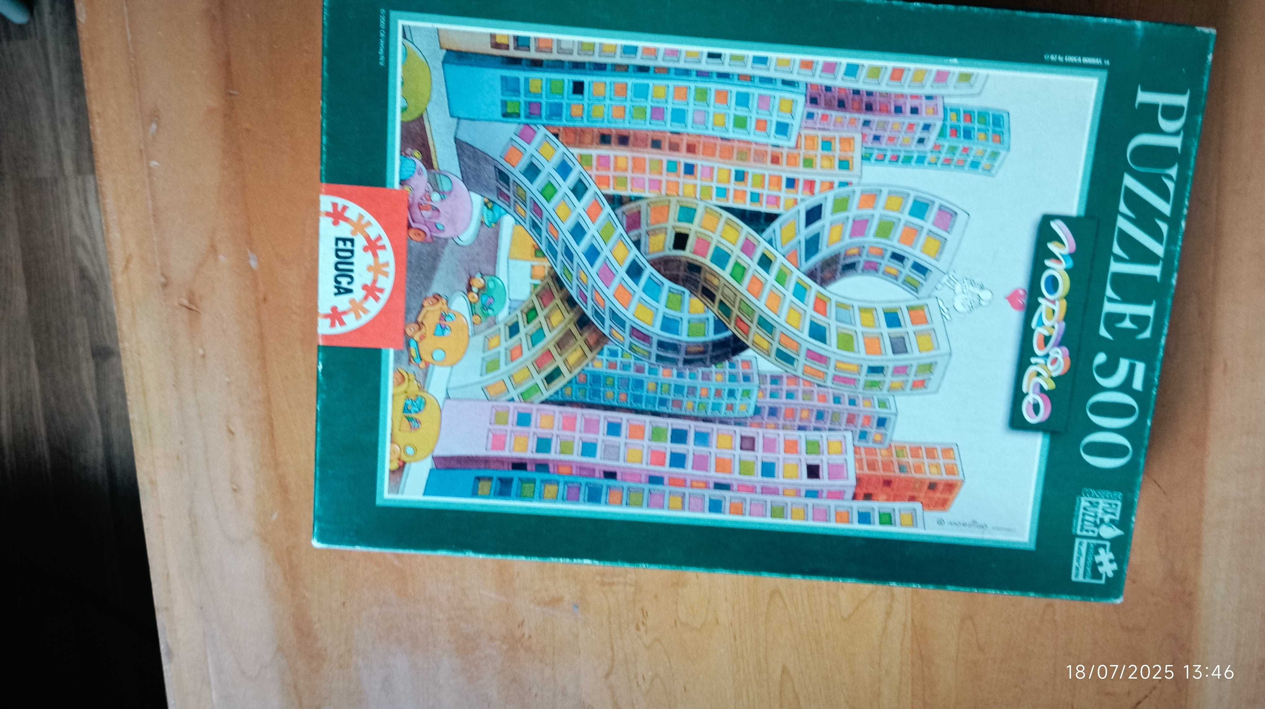 Puzzle de 500 peças .Mordico