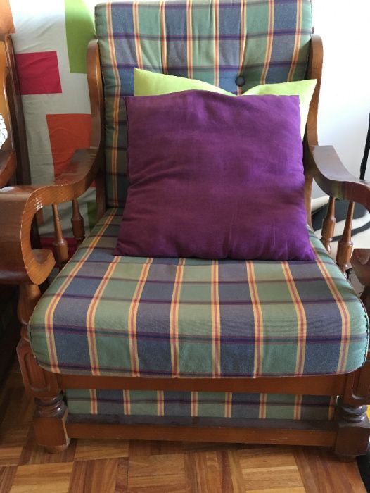 2 Poltronas + Sofá (c/ cama) Combinado