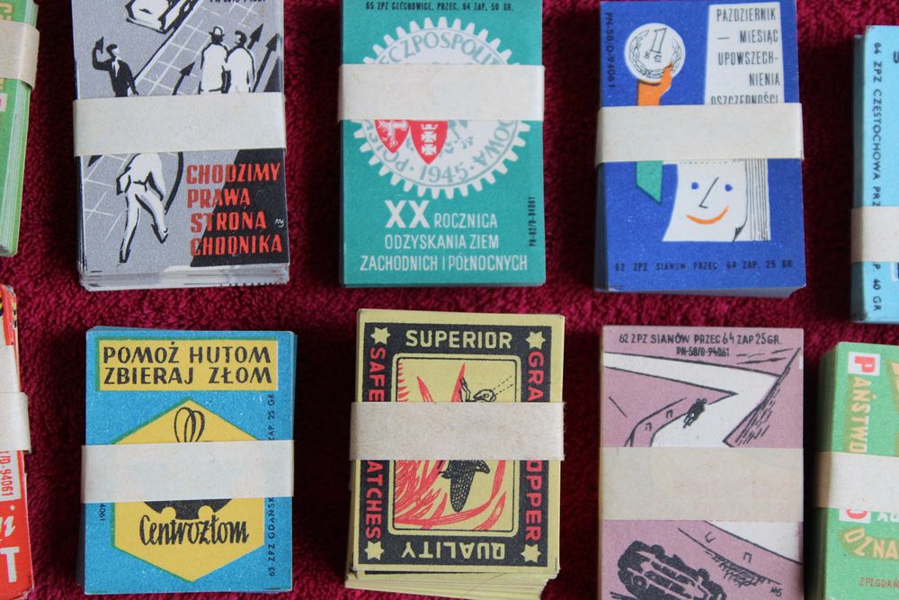 Etykieta zapałczana  NOWE -KOLECJONERSKIE Różne